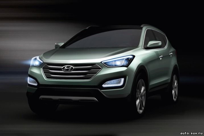 Кроссовер Hyundai Santa Fe 2012 года