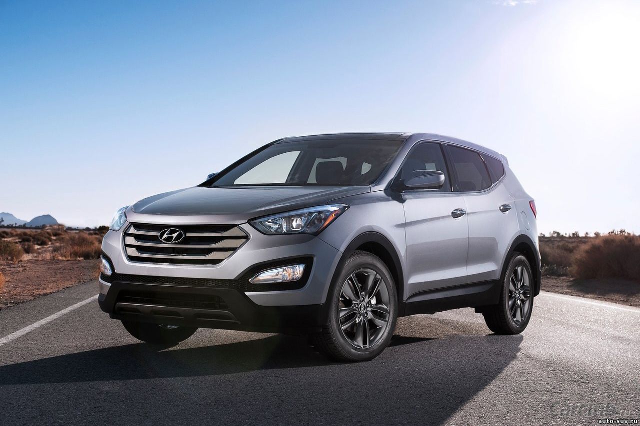 Мощный и безопасный Hyundai santa fe 2012