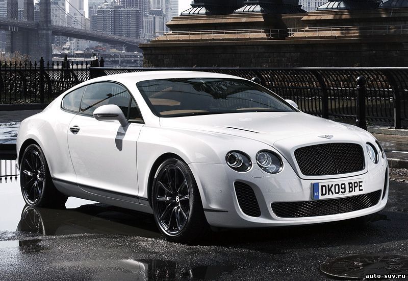 Суперкар bentley continental supersports