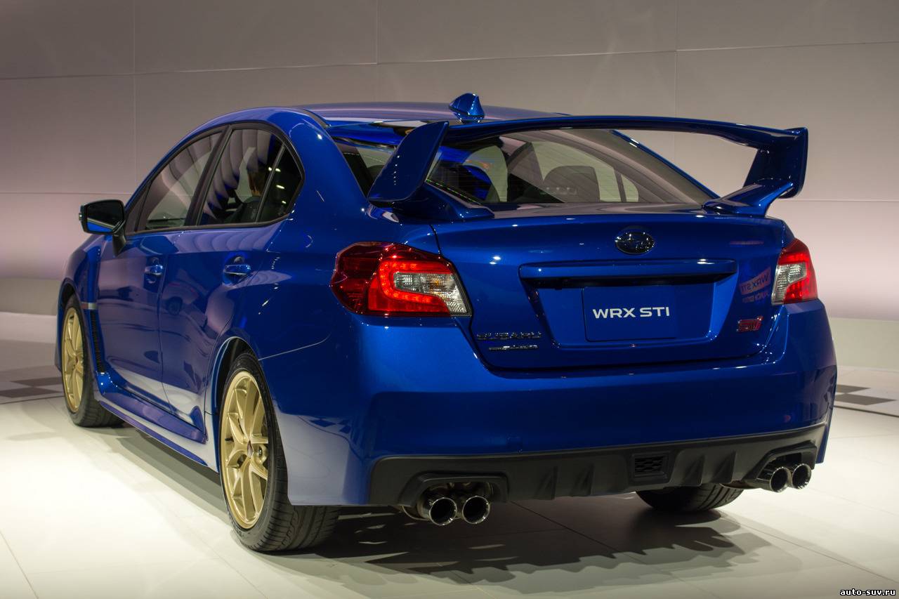 Subaru WRX STI 2015 на автосалоне в Детройте