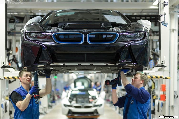 Уникальное производство автомобилей BMW i8