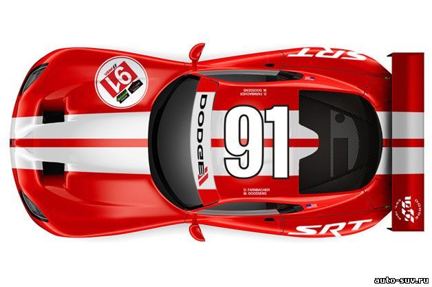 Dodge Viper SRT GTS-R появится в классических цветах на гонке в штате Мичиган