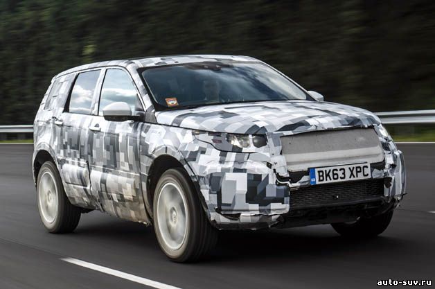 Land Rover тестирует новую модель Discovery Sport