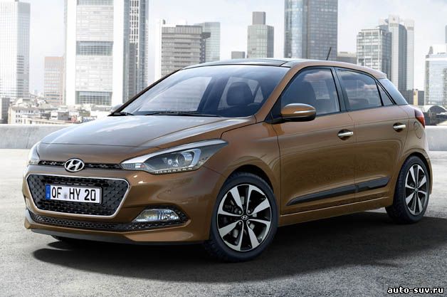 Модель Hyundai i20 для европейского B-класса