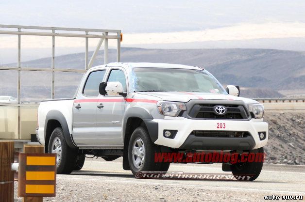 Обновленный пикап Toyota Tacoma представят на автосалоне в Детройте