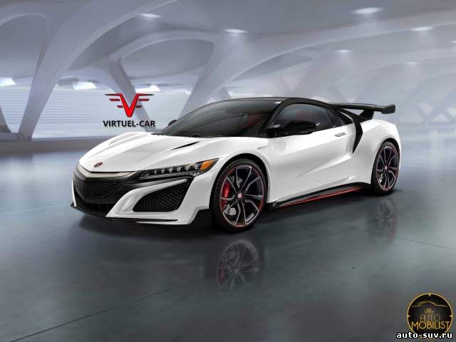 Новая визуализация суперкара Honda NSX Type R