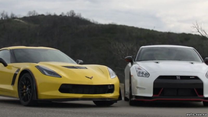 Видео: Corvette Z06 и Nissan GT-R Nismo