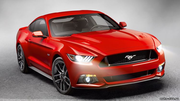 Европейцы, китайцы и американцы предпочитают красный Ford Mustang 2015 года