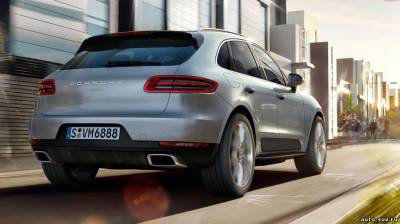 Porsche Macan заcняли во время теста